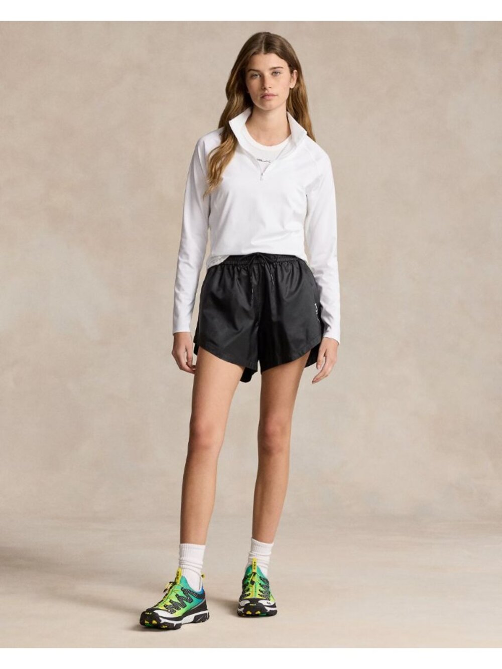 NEW RLX Ralph Lauren Women's M Jersey Quarter-Zip Pullover • Reg Price $128 - Picture 3 of 5